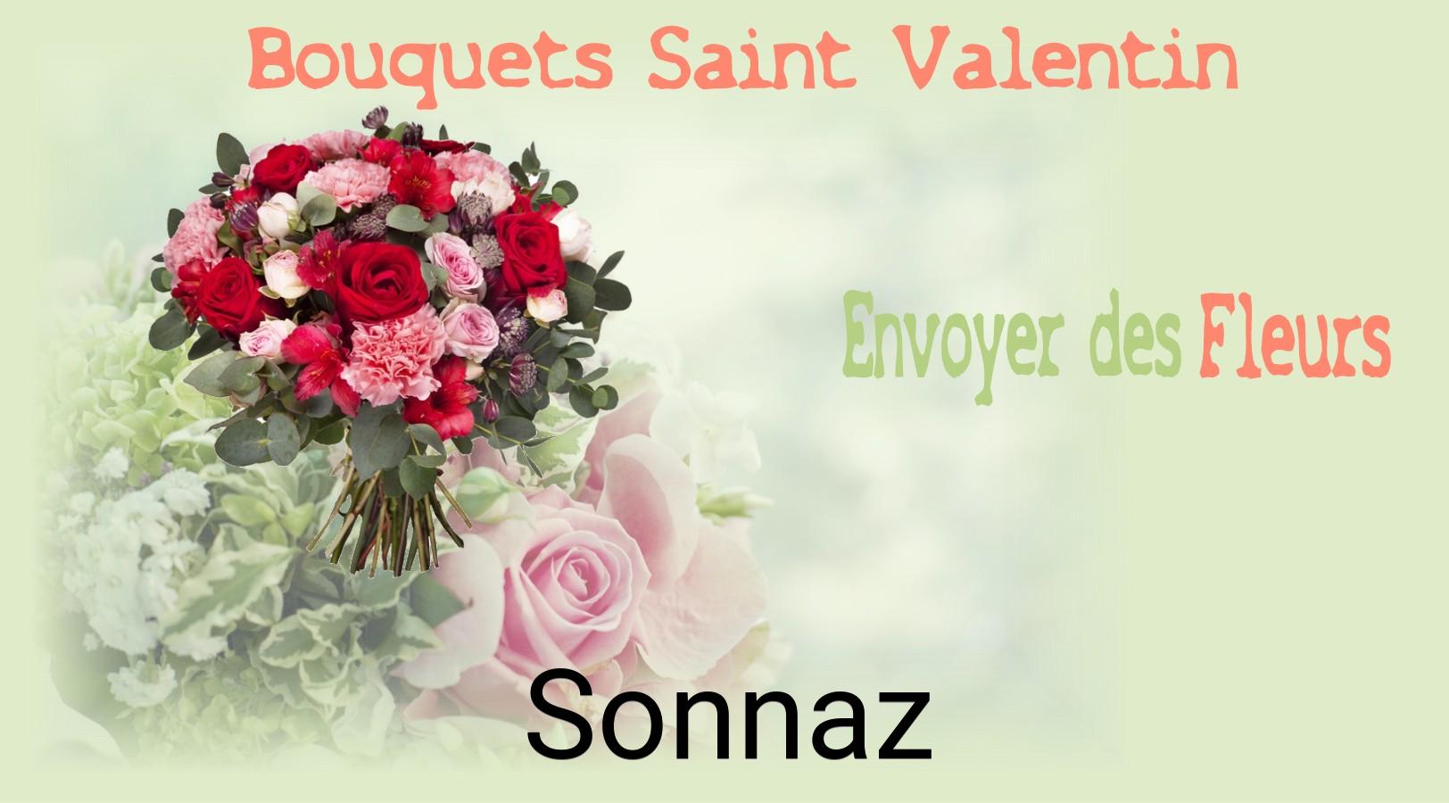Roses de Saint-Valentin livrées à Sonnaz